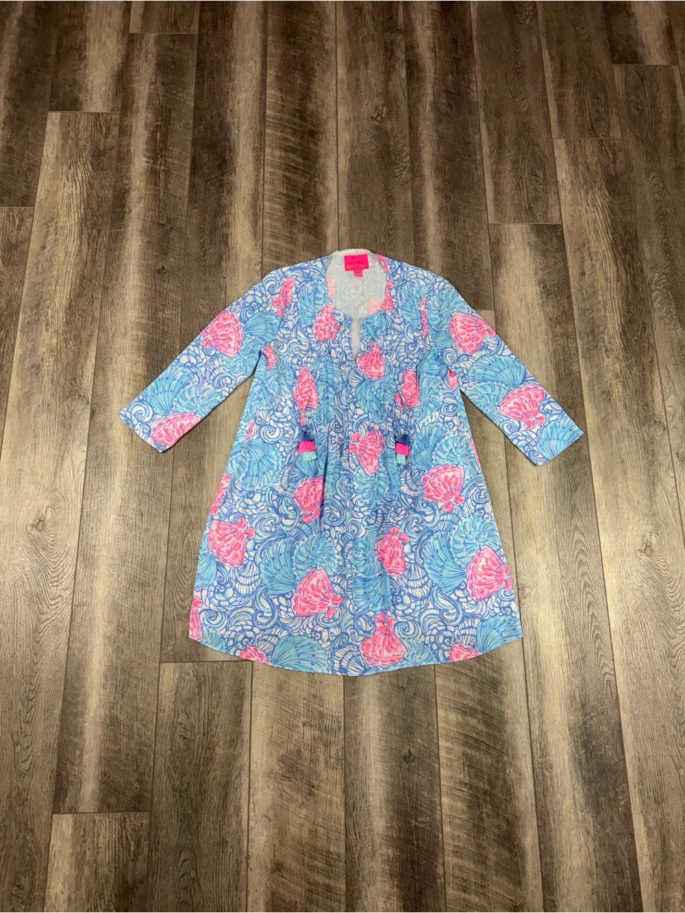 Lilly Puliter Blue Print Marilina Dress